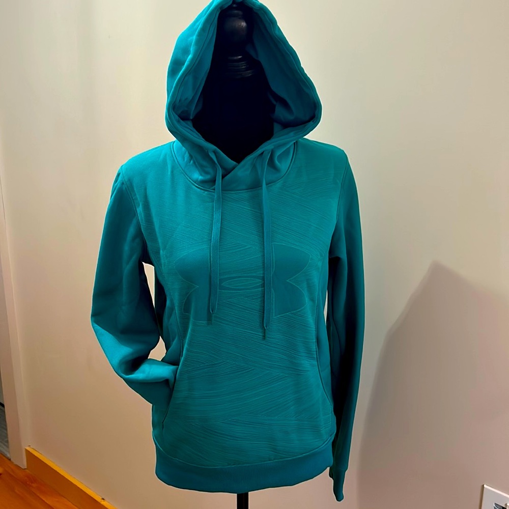 Turquoise Under Armour hoodie sweatshirt